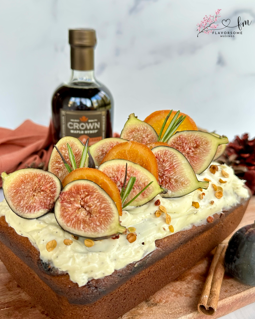Enchanted Autumn Maple Fig Loaf&nbsp;Cake